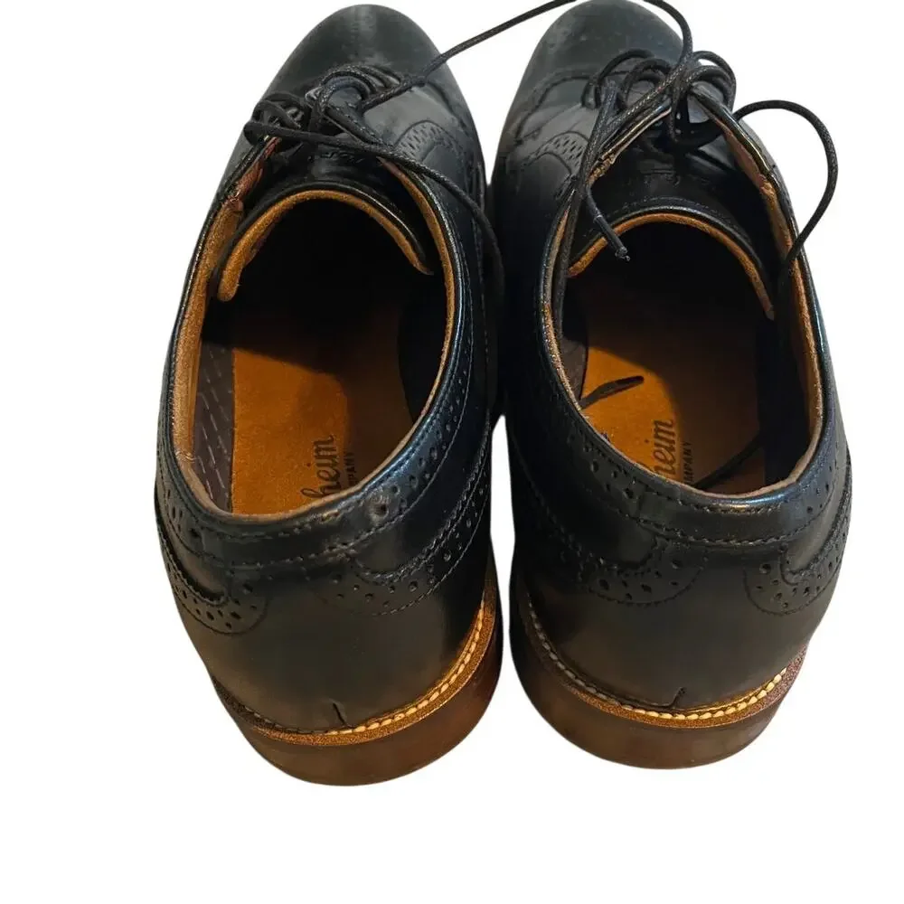 Florsheims Rucci wingtip Oxfords black size 9.5